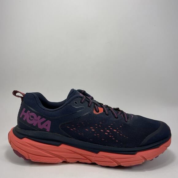 Hoka One One Challenger ATR 6 Running Shoes Womens Size 9.5 B Blue Pink Athletic - Picture 1 of 11